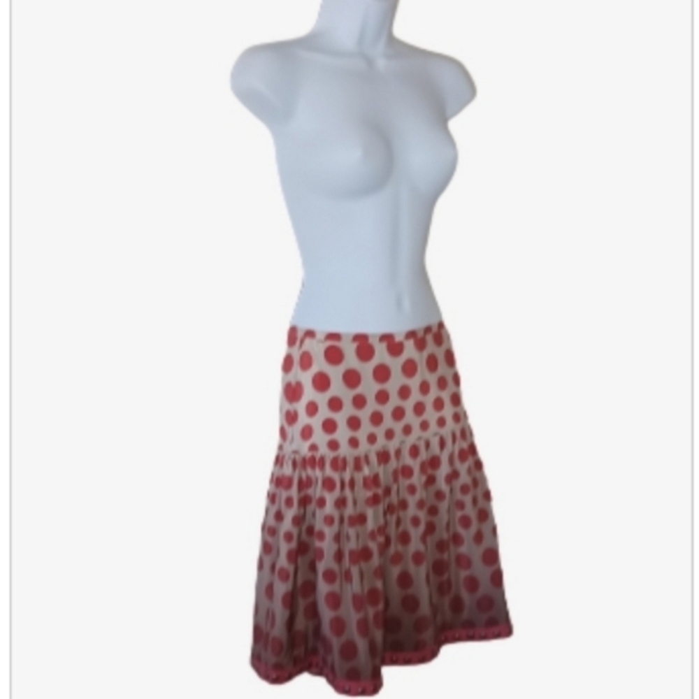 Plenty by Tracy Reese Polka Dot Ombre Skirt, sz 4